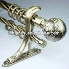 square curtain rod and finial/high quality metal curtain pole